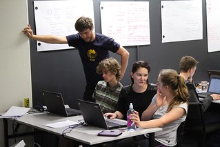 Students and mentors of the Mahara project team. Photo by Kristina Hoeppner