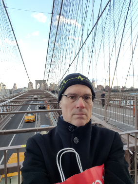 Man on a bridge Man on a bridge