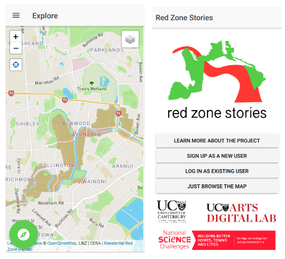 Red Zone app Screenshot Red Zone app Screenshot