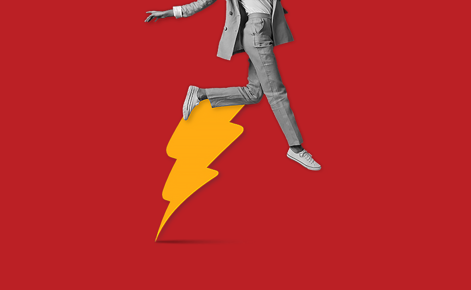 Woman jumping